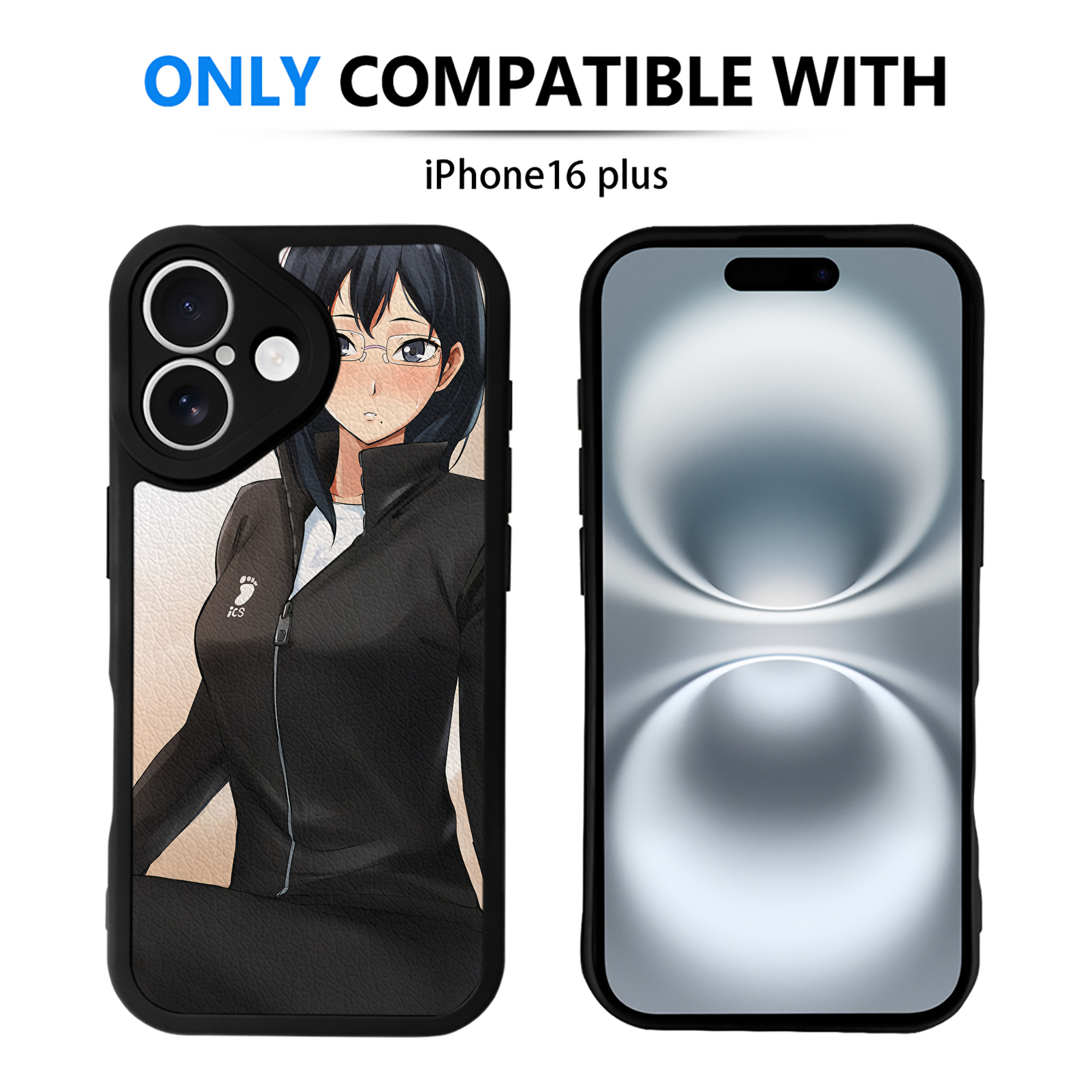 （画像用） ハイキュー!! Haikyu!! 【iPhone 16シリーズ対応】シリコンスマホケース（レザー調） 材質：シリコン